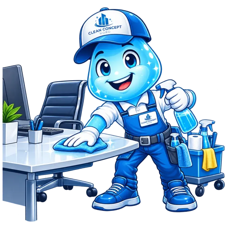 Clean Concept Nord Maskottchen – Unterhalts- und Büroreinigung